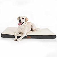 Los mejores  - Bedsure Cama Perro Extra Grande Ortopédica - Colchón Perro Lavable Verano XL- Desenfundable con Espuma De Caja De Huevos…